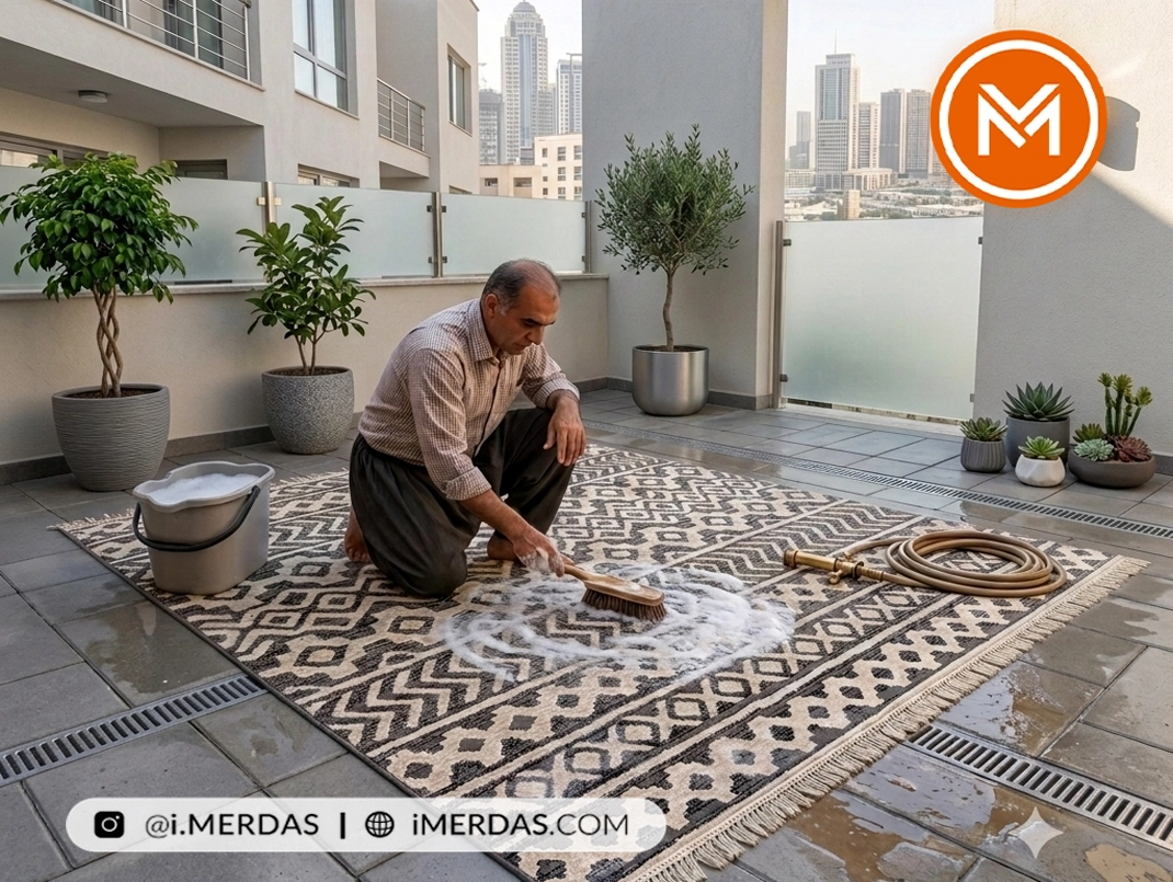 شستشوی فرش آشپزخانه در خانه